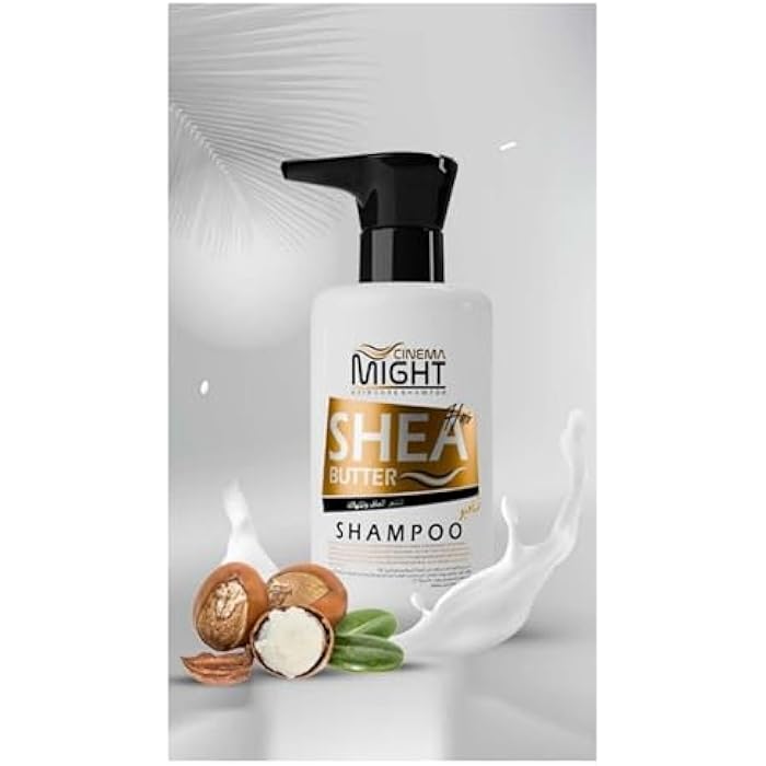 Shampoo with shea butter extract for dry and damaged hair, rich in shea butter which contains a high percentage of vitamin A and vitamin E, Great hair hydration 200ML - Image 1
